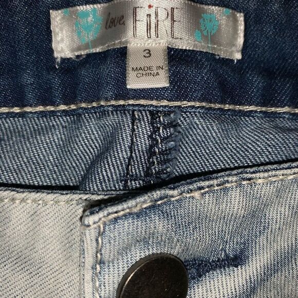 Love Fire Junior Distressed Skinny Denim Pants - Picture 5 of 6